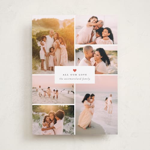 This is a cardinal valentines day with standard by Leia Matt called little bliss printing on recycled smooth signature in standard