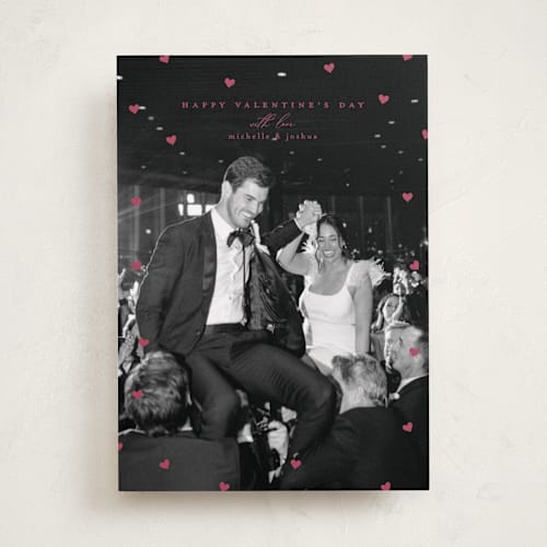This is a strawberry sorbet valentines day with standard by Heather Schertzer called loads of love printing on recycled smooth signature in standard