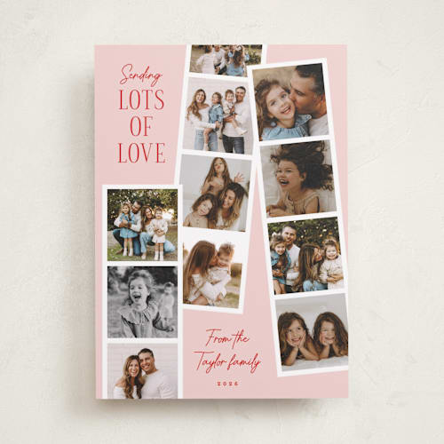 This is a candy valentines day with standard by Alethea and Ruth called sending lots of love photo strips printing on recycled smooth signature in standard