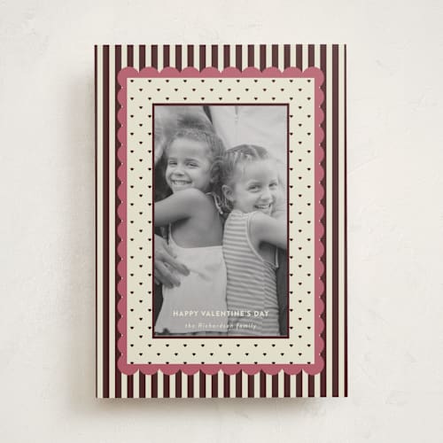 This is a chocolate rose valentines day with standard by Ashlee Townsend called pattern on pattern printing on recycled smooth signature in standard