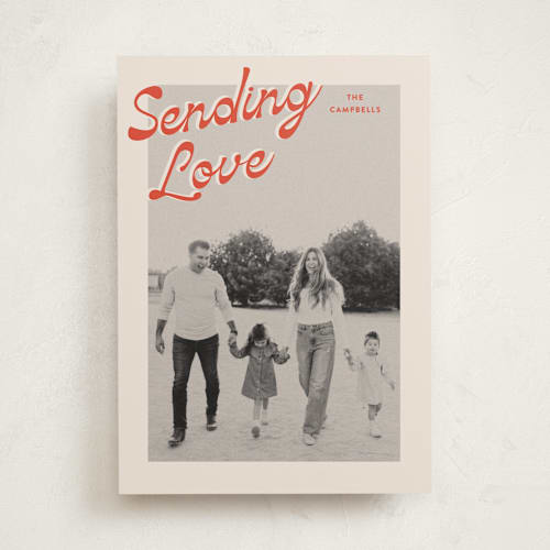 This is a sunset valentines day with standard by Ekko Studio called nostalgia printing on recycled smooth signature in standard