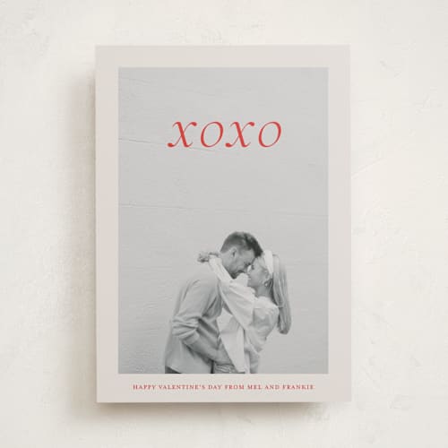This is a cardinal valentines day with standard by Ani Somi called frankly printing on recycled smooth signature in standard