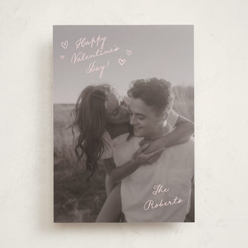 This is a cotton candy valentines day with standard by Pixel and Hank called valentine loves printing on recycled smooth signature in standard