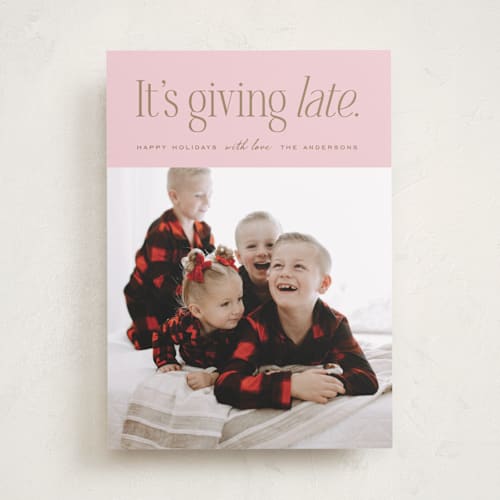 This is a bubblegum valentines day with standard by Heather Schertzer called it's giving printing on recycled smooth signature in standard