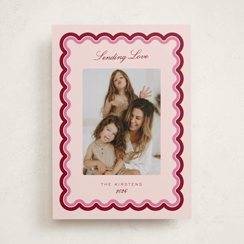 This is a bloom valentines day with standard by Pati Cascino called curvy love printing on recycled smooth signature in standard