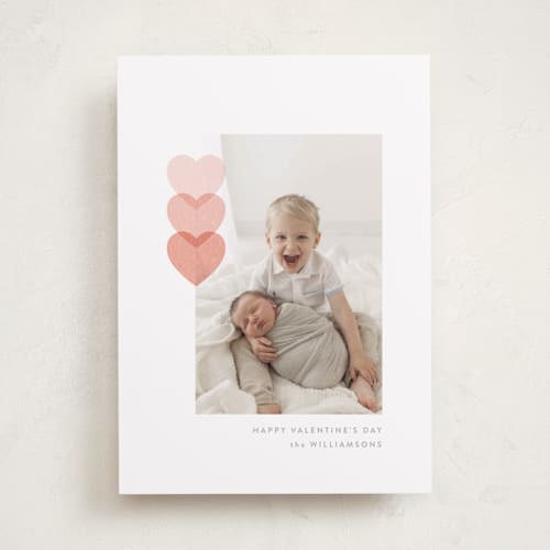 This is a peach valentines day with standard by Hudson meet Rose called love hearts printing on recycled smooth signature in standard