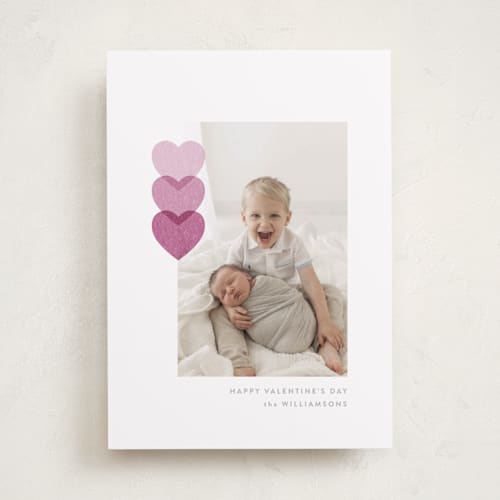 This is a lilac valentines day with standard by Hudson meet Rose called love hearts printing on recycled smooth signature in standard