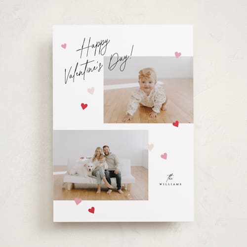 This is a cosmo valentines day with standard by Pixel and Hank called spinkle hearts printing on recycled smooth signature in standard