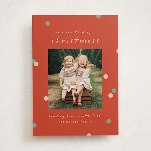 This is a cinnamon valentines day with standard by Laura Hankins called christmess printing on recycled smooth signature in standard