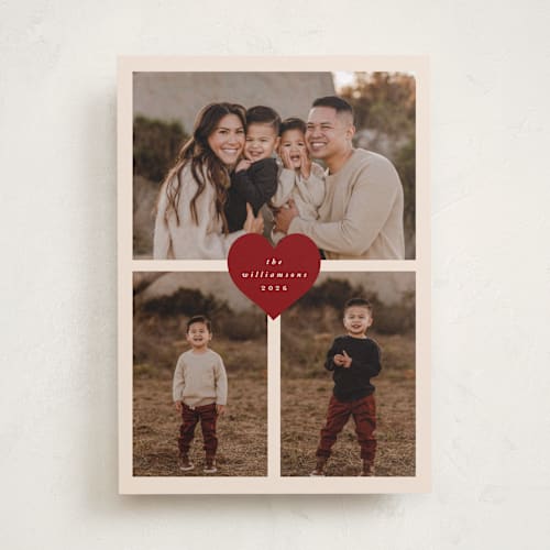 This is a cookie dough valentines day with standard by Stacy Maalouf called heart tag printing on recycled smooth signature in standard