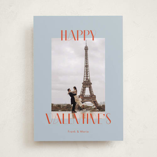 This is a blue sky valentines day with standard by Ani Somi called paris printing on recycled smooth signature in standard