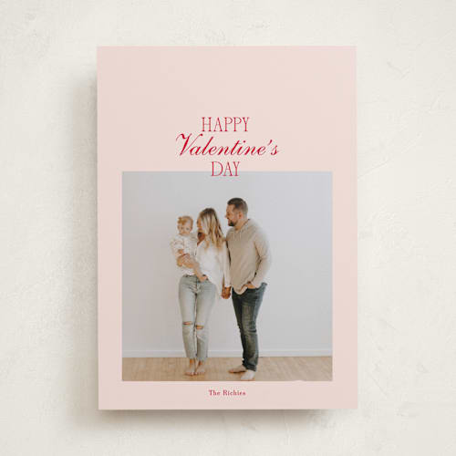 This is a rose valentines day with standard by Baumbirdy called hvd printing on recycled smooth signature in standard