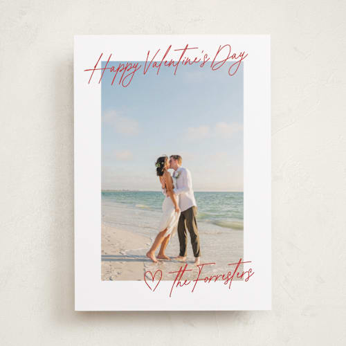 This is a cherry valentines day with standard by Ekko Studio called postal printing on recycled smooth signature in standard