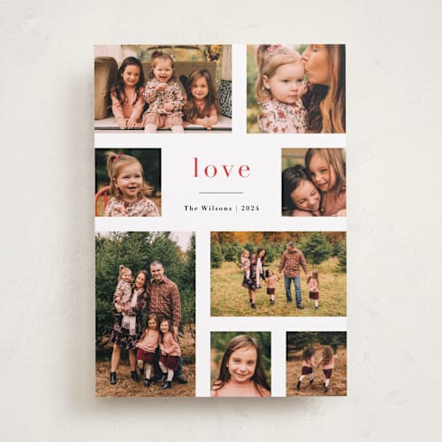 This is a candy cane valentines day with standard by Jennifer Wick called editorial printing on recycled smooth signature in standard