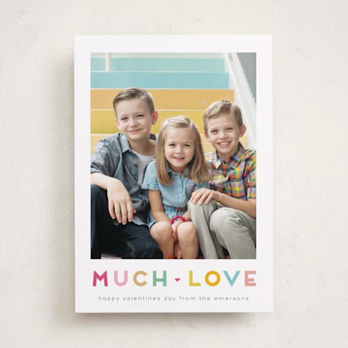 This is a confetti valentines day with standard by Tündi Váradi called merry valentine printing on recycled smooth signature in standard