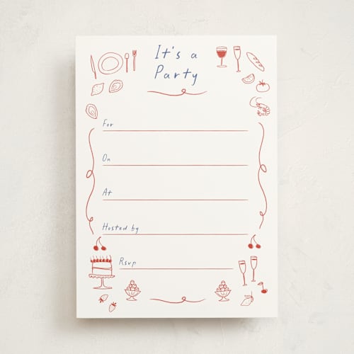 This is a cardinal blank hosting stationery with standard by Ani Somi called bon vivant printing on signature in standard