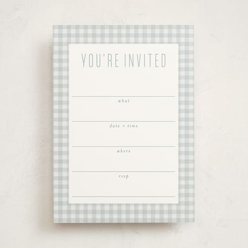 This is a sky blank hosting stationery with standard by Lea Delaveris called charming printing on signature in standard