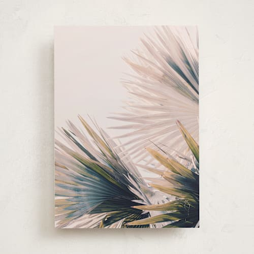 This is a tan greeting cards with standard by ALICIA BOCK called the start of something printing on signature in greeting cards
