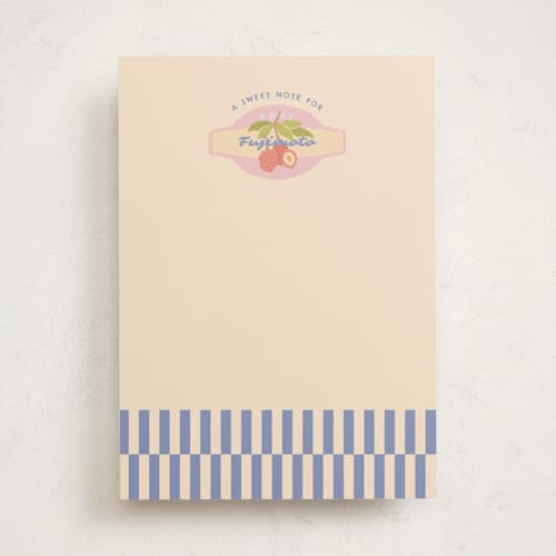 This is a acai berry baby shower activity cards with standard by Natalie Rae called fruit stickers printing on signature in standard