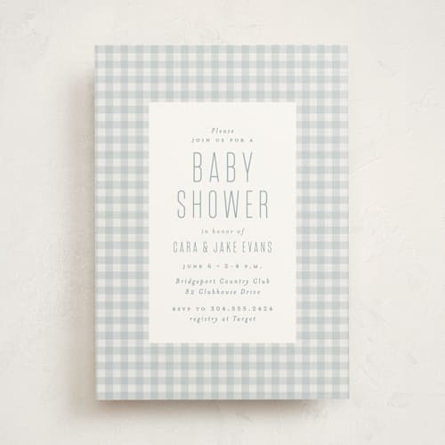 This is a sky baby shower invitations with standard by Lea Delaveris called charming printing on signature in standard