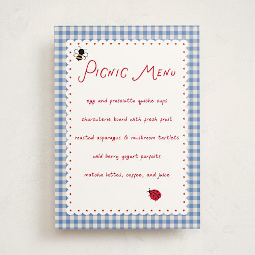 This is a sky baby shower decorations with standard by Jennifer Lew called love bug printing on doublethick in 5x7