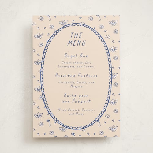 This is a fine china baby shower decorations with standard by Carmia Jordaan called doodle tea party printing on doublethick in 5x7