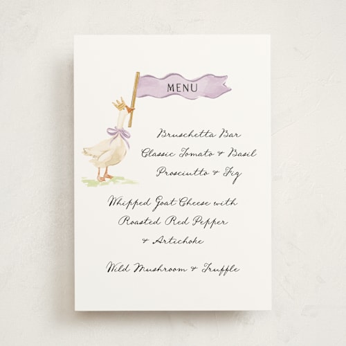 This is a berry baby shower decorations with standard by Pati Cascino called cute goose almost loose printing on doublethick in 5x7