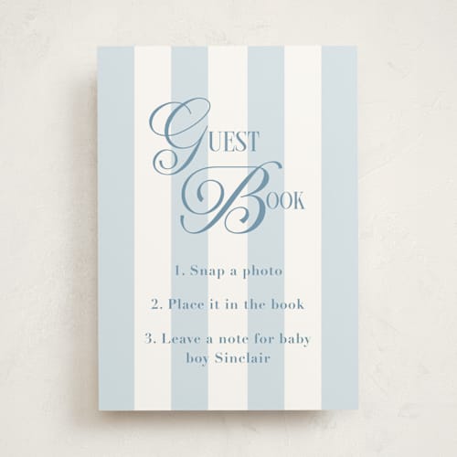 This is a bluebonnet baby shower decorations with standard by Laura Hankins called oh boy! printing on doublethick in 5x7