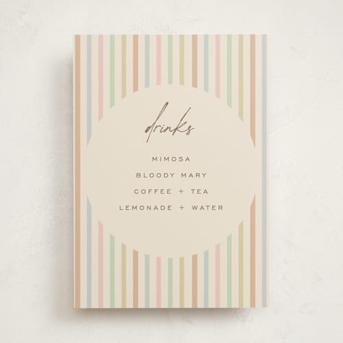 This is a wildflower baby shower decorations with standard by Pixel and Hank called polka pop printing on doublethick in 5x7