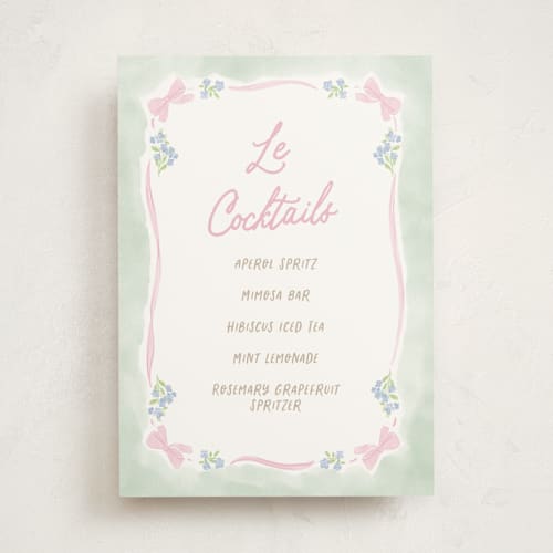 This is a cupcake baby shower decorations with standard by Creo Study called little fleur printing on doublethick in 5x7