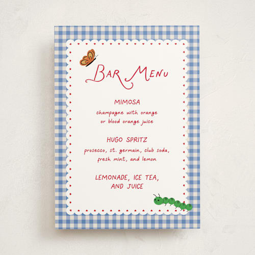 This is a sky baby shower decorations with standard by Jennifer Lew called love bug printing on doublethick in 5x7