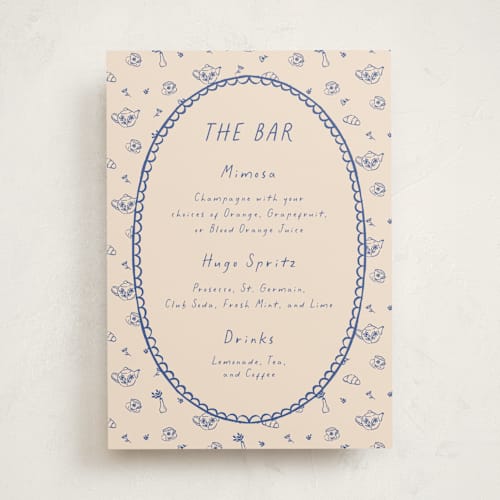 This is a fine china baby shower decorations with standard by Carmia Jordaan called doodle tea party printing on doublethick in 5x7