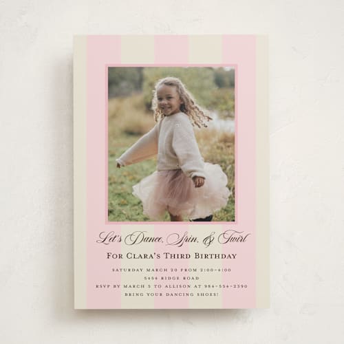 This is a fragola kids birthday invitations with standard by Megan Davis called gelato printing on signature in standard