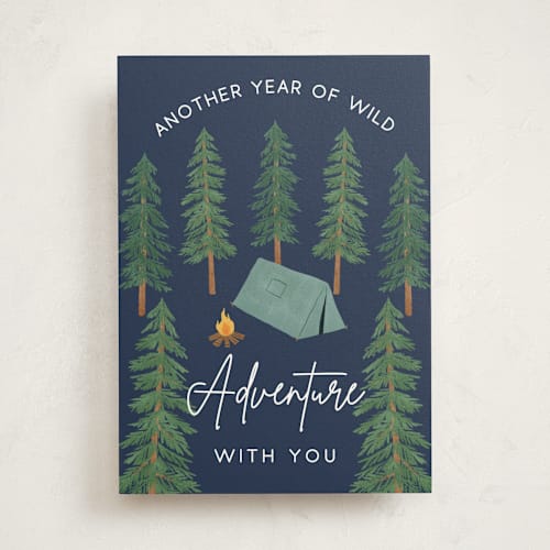 This is a midnight tbd with standard by Elly called adventure printing on signature in greeting cards