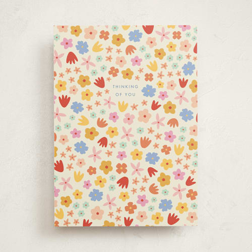 This is a daisy tbd with standard by Ellen Schlegelmilch called floral thinking of you printing on signature in greeting cards