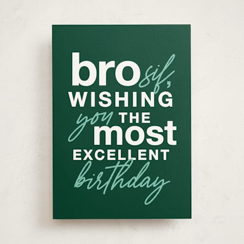 This is a evergreen tbd with standard by Carrie Moradi called brosif printing on signature in greeting cards