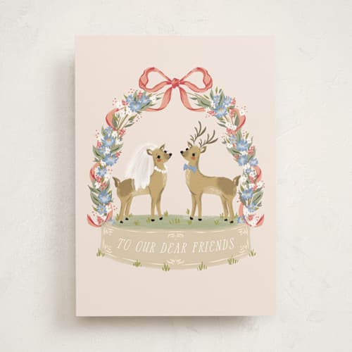 This is a champagne tbd with standard by Jackie Crawford called very dear couple printing on signature in greeting cards