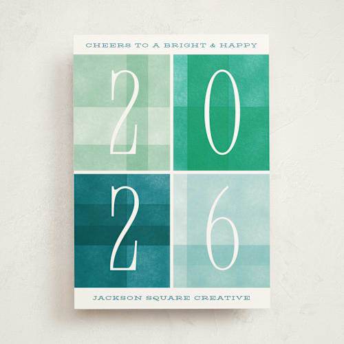 This is a ocean business holiday cards with standard by Robert and Stella called bright & happy printing on signature in standard