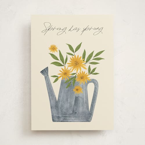 This is a sunflower tbd with standard by Marina Onoprienko called sun flowers printing on signature in greeting cards