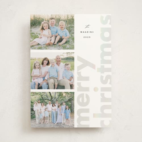 This is a skate blade gloss press holiday cards with gloss press by Up Up Creative called glossed over printing on signature in standard