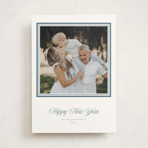 This is a winterberry photo mount holiday cards with standard by Blustery August called lauren printing on party paper in photo_mount