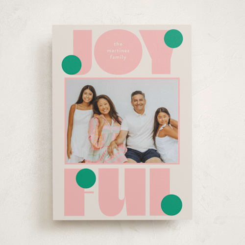 This is a candy photo mount holiday cards with standard by Lori Wemple called pop joy printing on party paper in photo_mount