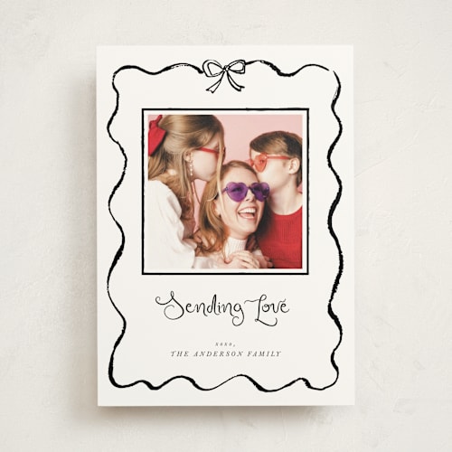 This is a ink photo mount holiday cards with standard by Cass Loh called quirky fun printing on doublethick in photo_mount