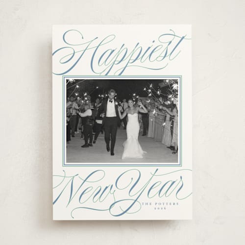 This is a frost photo mount holiday cards with standard by Alston Foster called sugarplum printing on recycled in photo_mount