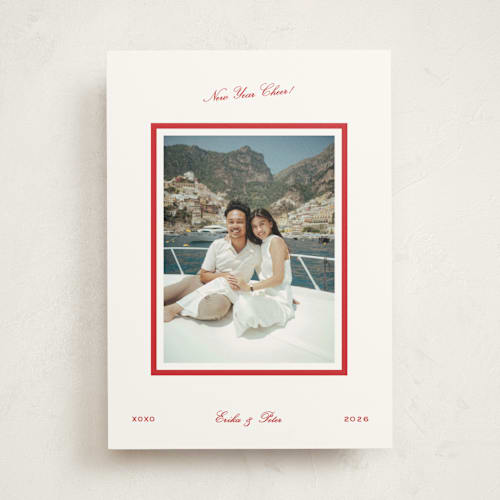 This is a stocking photo mount holiday cards with standard by Megan Davis called miro printing on recycled in photo_mount
