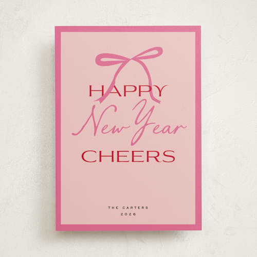 This is a strawberry non photo holiday cards with standard by Jennifer Lew called everything printing on signature in standard