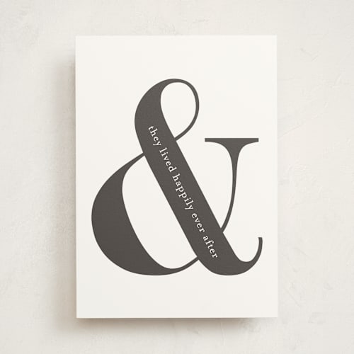 This is a ink anniversary cards with standard by Kasia Labocki called happily ever after printing on signature in greeting cards