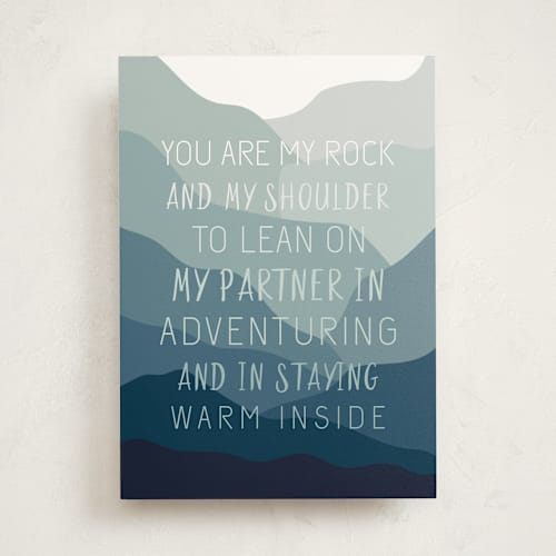 This is a aquamarine anniversary cards with standard by Zani van Zyl called travel together printing on signature in greeting cards