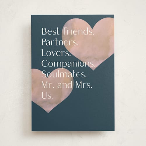 This is a navy anniversary cards with standard by Creo Study called us printing on signature in greeting cards