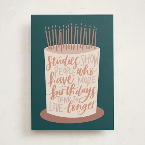 This is a aquatic birthday cards with standard by Amanda Houston called cheeky birthday printing on signature in greeting cards